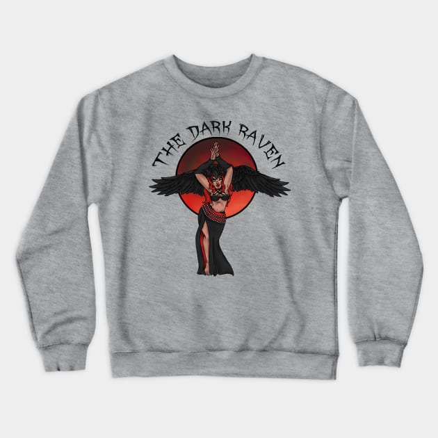 Dark raven Dancer Crewneck Sweatshirt by The Dark Raven